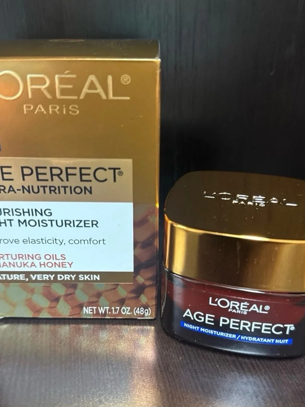 L’Oreal Age Perfect Hydra-Nutrition Nourishing Night Moisturizer-New